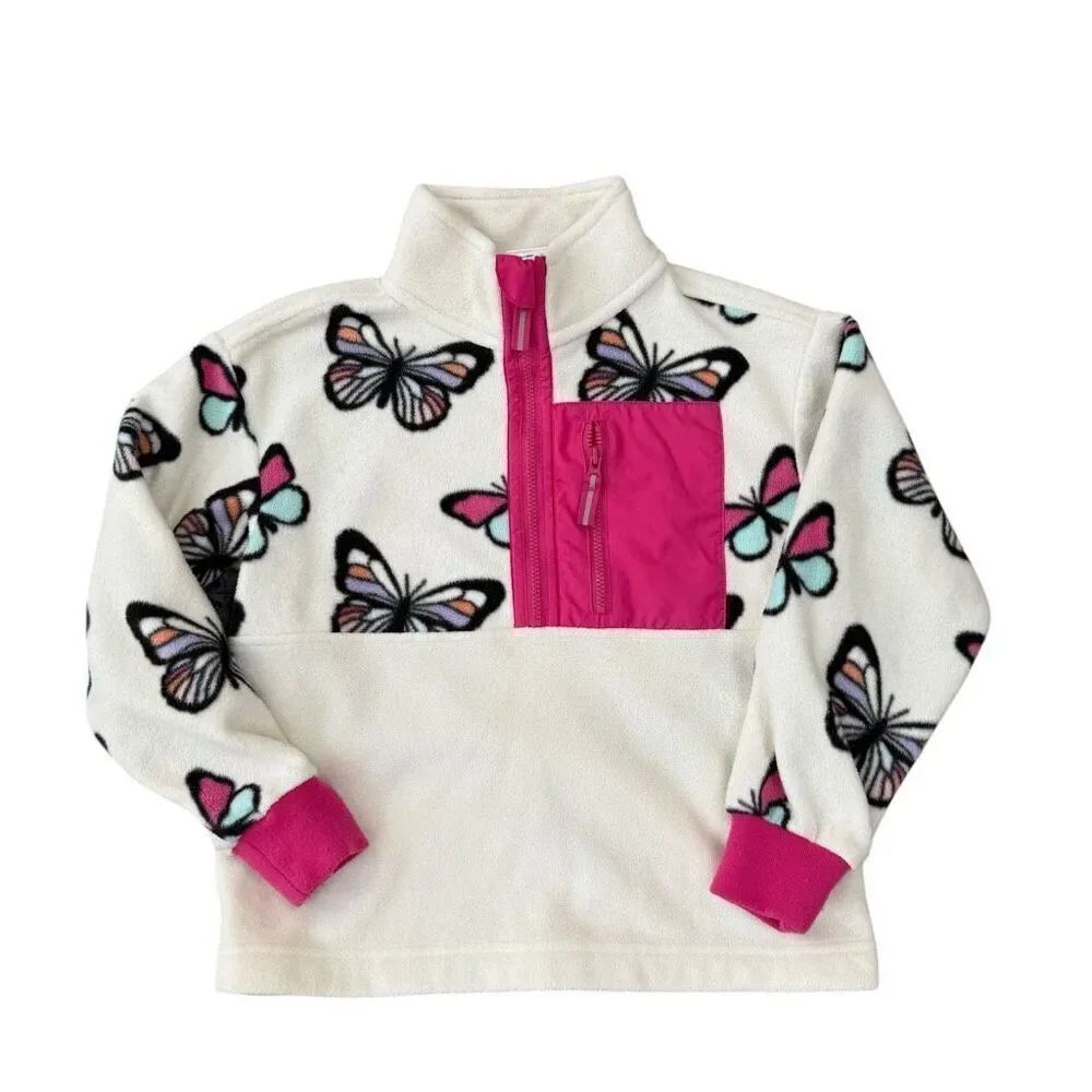 Member's Mark Girls Half Zip Fleece Jacket size XS 4/5